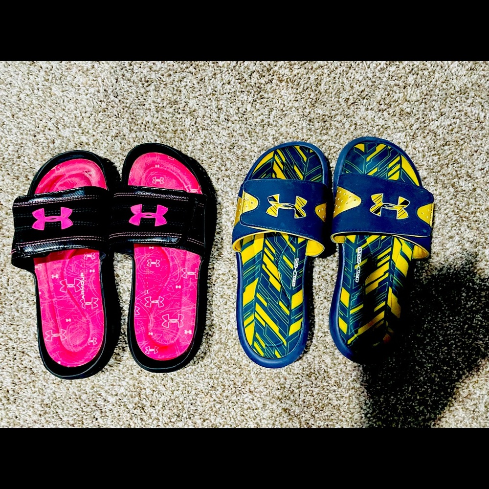 2 pair under armor slides